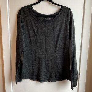 Prana Gray Boxy Sweatshirt